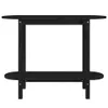 vidaXL Konsolentisch Schwarz 110x40x80 cm Massivholz Kiefer Produktbild-Vorschau 15