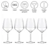 Copas de vino Alpina, set de 4 unidades. Copa de vino de 50 Vista previa de la imagen del producto 3
