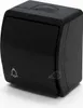 Campanello a pulsante resistente agli spruzzi, nero, IP44 Anteprima dell’immagine prodotto 3