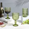 Omgoods - Bicchieri da vino da 350 ml - Vetro vintage - Anteprima dell’immagine prodotto 4