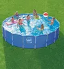 Mountfield Swing Metallrahmenpool Blau 305 x 76 cm Blau 305 Produktbild-Vorschau 2