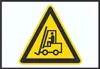 Vorsicht Flurförderfahrzeuge Symbol Schild A1 Rückseite Produktbild-Vorschau 1