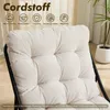 LVHOM Relaxsessel mit Hocker, Loungesessel Cordstoff für Produktbild-Vorschau 4