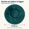 IvoQ Donut Hondenmand 100 cm - Fluffy Hondenkussen - Zacht Productafbeelding-voorbeeld 3
