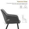 CLIPOP Esszimmerstühle, 4er Set Retro Kunstleder Sessel, Produktbild-Vorschau 4