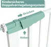 COSTWAY Barrière de sécurité bébé 80-132cm, Barrière de Voir les images du produit 3