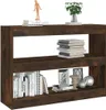 Libreria/divisorio in rovere fumé 100x30x72 cm Anteprima dell’immagine prodotto 5