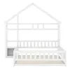 Traumhaftes Kinderbett mit Sicherheitsgitter & Haus-Design, Produktbild-Vorschau 8