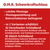 Original O.M.R. Mülltonnenschloss GLEICHSCHLIEßEND Produktbild-Vorschau 5