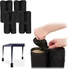 4 pesi per padiglione relaxdays, antracite/nero Anteprima dell’immagine prodotto 1