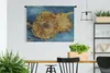 MuchoWow® Wandteppich Wandbehang Zwei Sonnenblumen - Produktbild-Vorschau 2