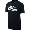 Nike M Nsw Tee Just Do It Swoosh Black/White M Produktbild-Vorschau 1