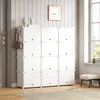 Mondeer DIY Schuhschrank 3x7 Stufiger Kunststoff-Schuhregal Produktbild-Vorschau 2