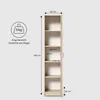 Bücherregal Kleiderschrank Regal 50 cm breit Schrank Produktbild-Vorschau 7