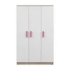 Kleiderschrank Drehtürenschrank  120 cm – Sonoma/Weiß mit Produktbild-Vorschau 2