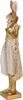 Clayre & Eef Figurine Lapin 11x8x33 cm Doré Blanc Voir les images du produit 2