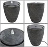 Gartenbrunnen mit LED Beleuchtung Springbrunnen Wasserspiel Produktbild-Vorschau 5