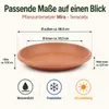 Pflanztopfuntersetzer Mira Terrakotta Ø 68cm - Rund Produktbild-Vorschau 3