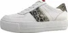 Paul Green Damen Low Sneaker Weiß Beige Leder Textil Animal Produktbild-Vorschau 1