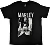 Bob Marley Black & White Black M T-Shirt Produktbild-Vorschau 1