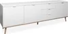 CALICOSY - Buffet Bas 3 Portes 2 Étagères 3 Tiroirs L200 cm Voir les images du produit 15