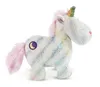 A plush unicorn toy is shown against a white background. Produktbild-Vorschau