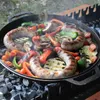 Ø36cm Gusseisenpfanne mit Deckel-Grillpfanne aus Gusseisen Produktbild-Vorschau 7