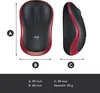 Logitech Wireless Mouse M185 red Produktbild-Vorschau 7
