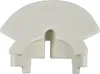 A close-up, studio shot of a white plastic dishwasher part. Náhled obrázku produktu
