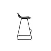 Miliboo - Design-Barhocker schwarz H65 cm (2er-Satz) ELLA Produktbild-Vorschau 5