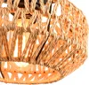 Lampe de plafond en rotin, Ø 20 cm, salon, chambre à Voir les images du produit 8