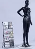 FC-11B Belle femme abstraite Mannequin peint noir mat Voir les images du produit 3