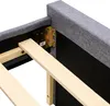 Homestyle4u Polsterbett 120x200 Grau Doppelbett Bettgestell Produktbild-Vorschau 11