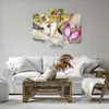 Bild auf Leinwand - Leinwandbild - Frau modern - 95x80cm - Produktbild-Vorschau 6