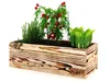 Lermowoood Hochbeet aus Holz 80x40x30 cm Geflammt – Produktbild-Vorschau 1