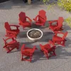 KOMFOTTEU Stolička Adirondack s držiakom na nápoje, Náhľad obrázku produktu 7