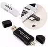 Collage of USB card readers and a laptop. Produktbild-Vorschau