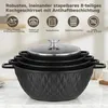 HOMELUX Topfset Induktion 8-teilig, 20/24/28/32cm Kochtopf Produktbild-Vorschau 5