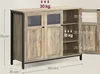 VASAGLE Sideboard, 100 x 35 x 75 cm, verstellbaren Ablage, Produktbild-Vorschau 5