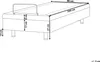 BELIANI Plattform Bett Beige 90 x 200 cm Elektrisch Produktbild-Vorschau 6
