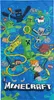 Asciugamano da bagno Minecraft Slurp 75x150 cm Asciugamano Anteprima dell’immagine prodotto 1