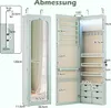 COSTWAY Armadietto per gioielli con illuminazione a LED, 6 Anteprima dell’immagine prodotto 3