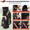 Borsa da golf COSTWAY, borsa da golf leggera con copertura Anteprima dell’immagine prodotto 7