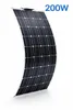 200W Flexibel Solarpanel Monokristallin Solarmodul 18V für Produktbild-Vorschau 1