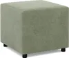 Sitzpouf für das Wohnzimmer 50 x 50 cm, Cord - Grün Produktbild-Vorschau 1