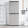 vidaXL Gartenschrank Grau und Schwarz 65x37x165 cm PP Produktbild-Vorschau 3