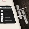 Domino Türgriff 72 BB-Buntbart Drückergarnitur Langschild Produktbild-Vorschau 2