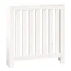 vidaXL Kryt radiátora biely 79,5x19x84 cm Borovicový masív Náhľad obrázku produktu 1