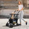 Einkaufstrolley klappbar, Haustierwagen, Einkaufswagen auf Produktbild-Vorschau 4