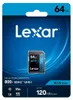 LEXAR Carte SDXC 800x PRO Blue Series 64Go UHS-1 V30 - Read Voir les images du produit 3